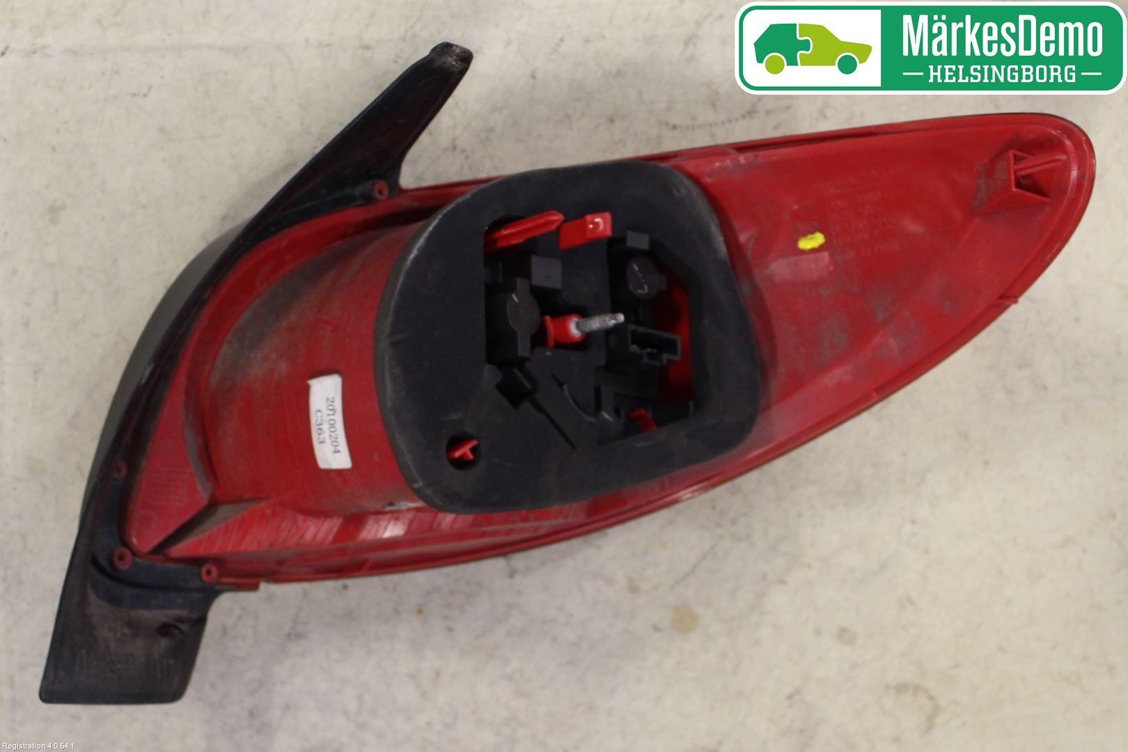 Peugeot 206+ 10-13 Bakljus Vänster