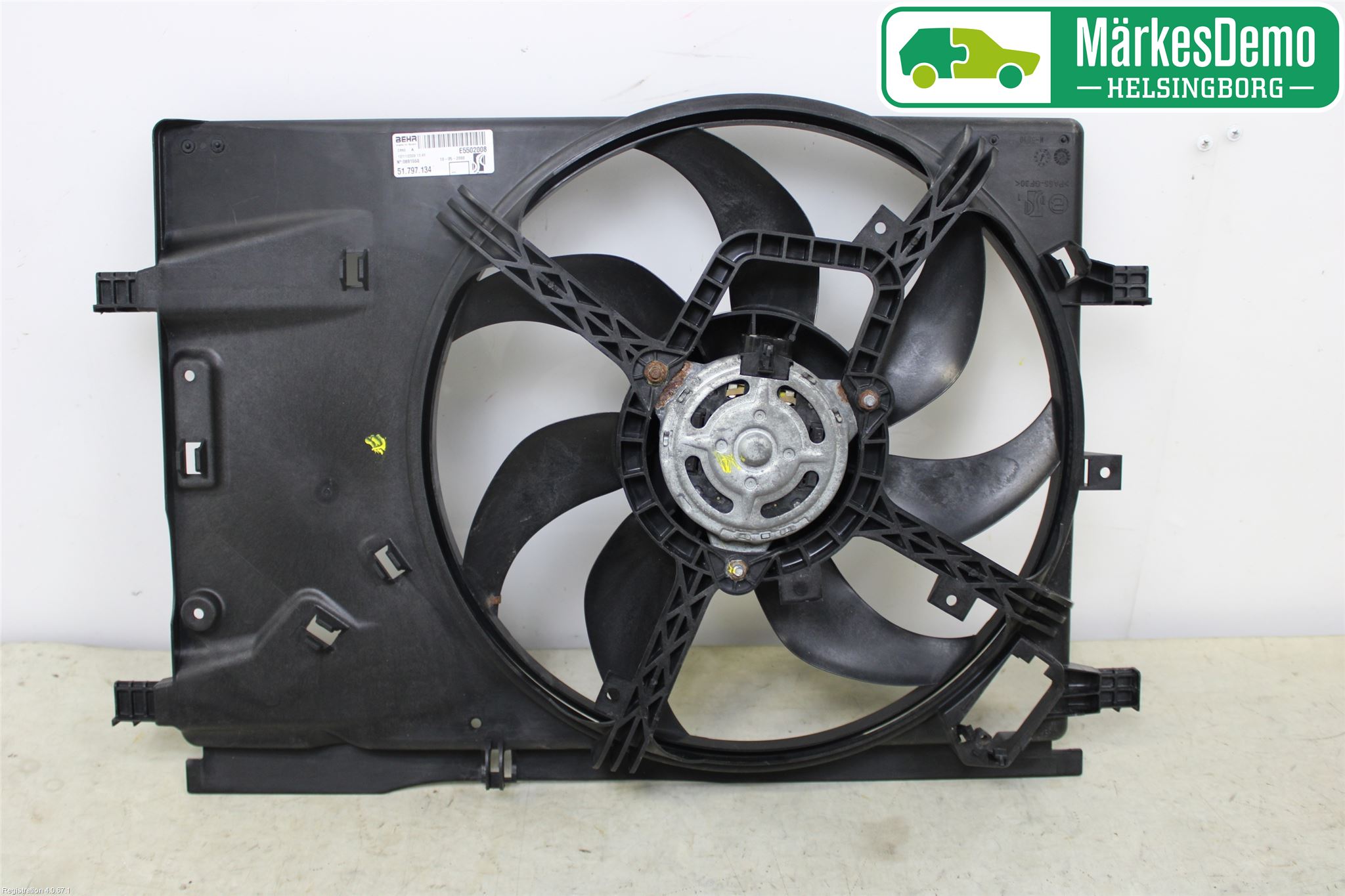 Fiat PUNTO EVO 10-12 Kylfläkt El