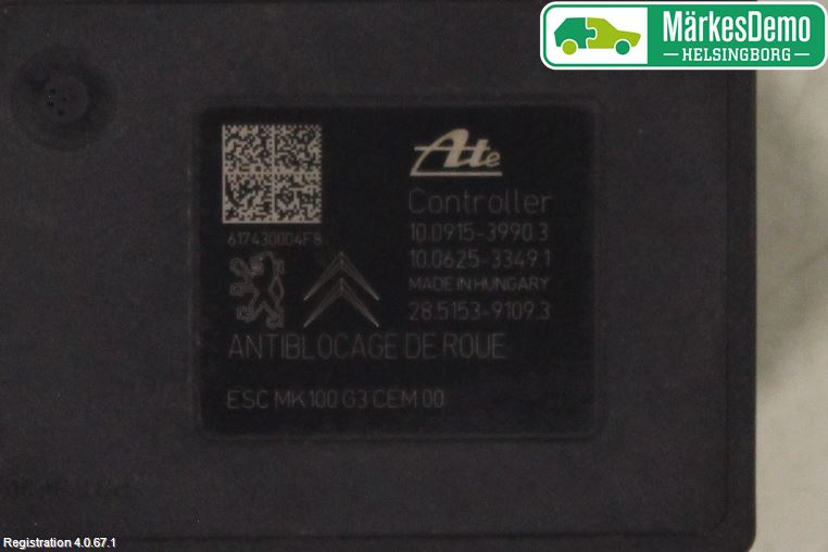 Peugeot 2008 13-20 Abs Hydraulaggregat