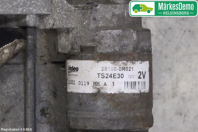 Toyota VERSO 09-18 Startmotor Diesel