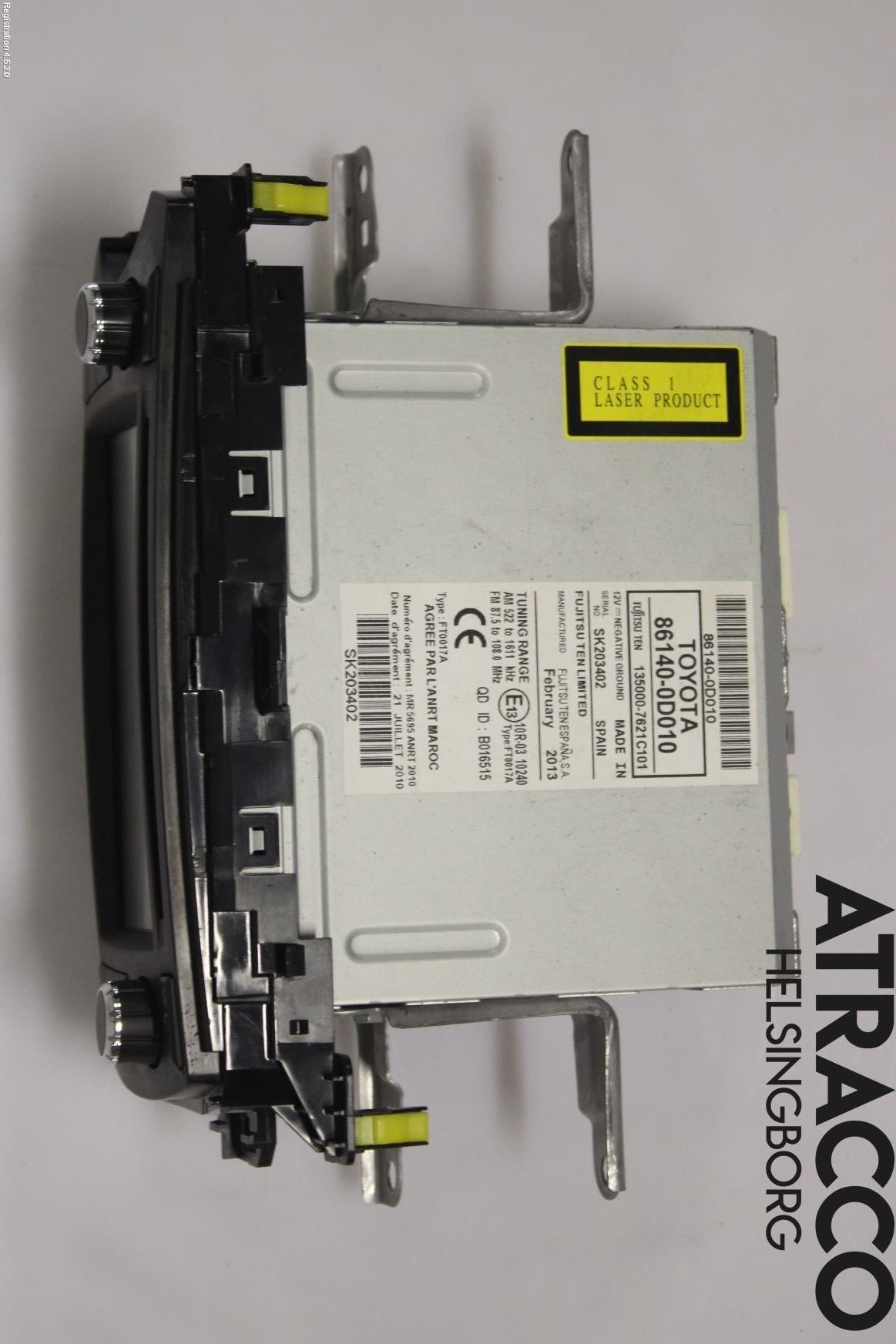 Toyota YARIS XP130 12-14 Cd Radio - Multimediapanel