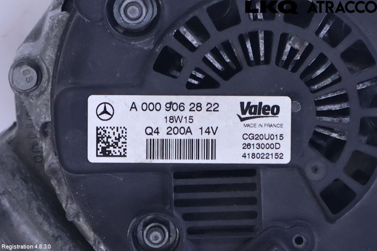 Mercedes-Benz MB C-KLASS (W205) 14-21 Generator