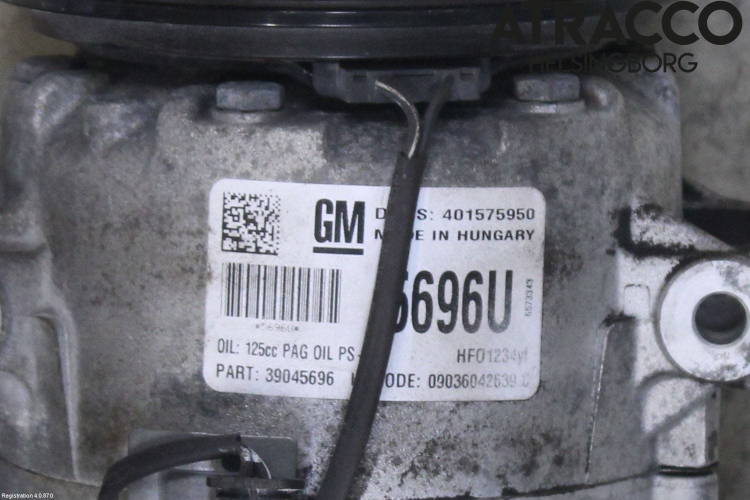 Opel ZAFIRA C 12-19 Ac Kompressor