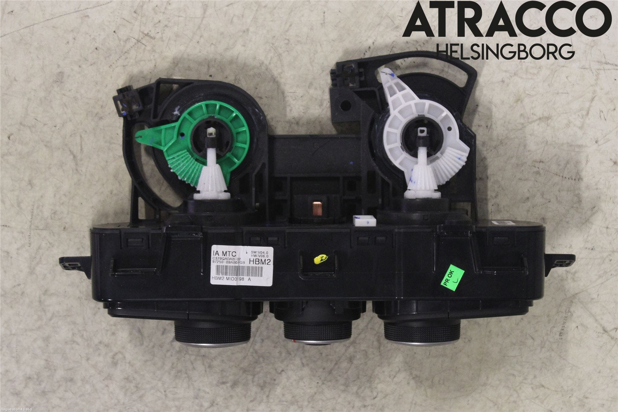 Hyundai i10 BA 17-20 Värmereglage