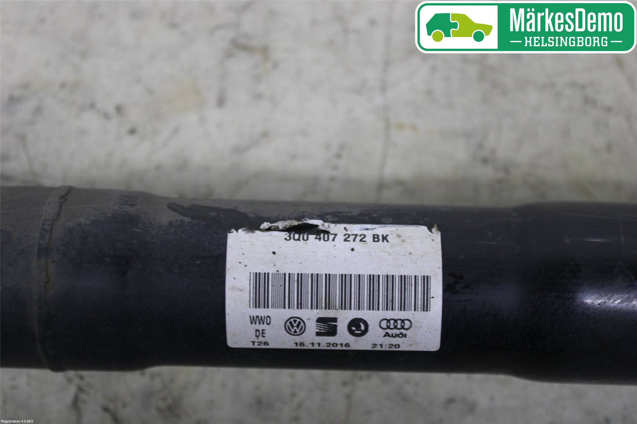 Volkswagen VW PASSAT 15-19 Drivaxel Fram Höger