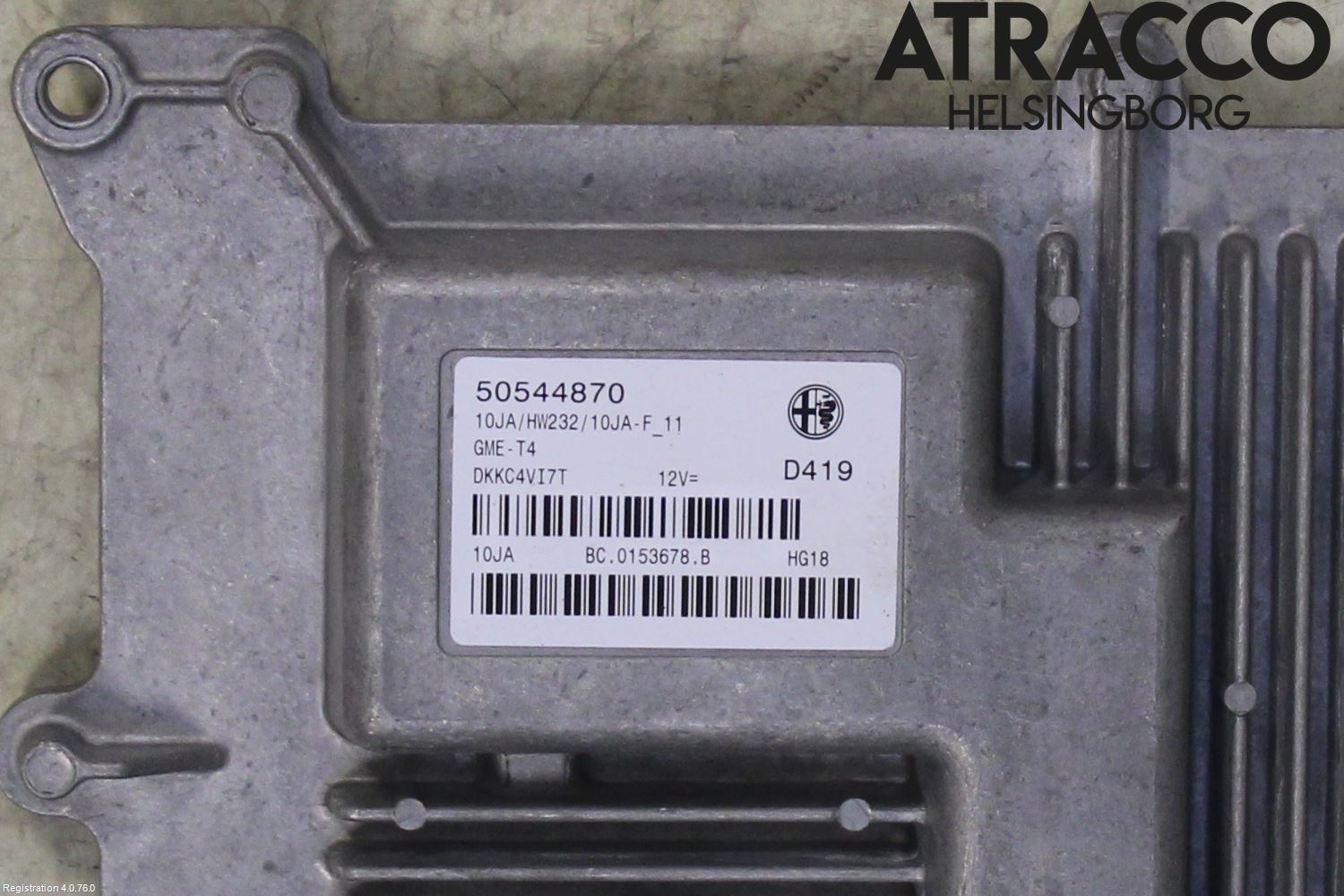 Alfa STELVIO 17- Styrenhet Insprut Bensin