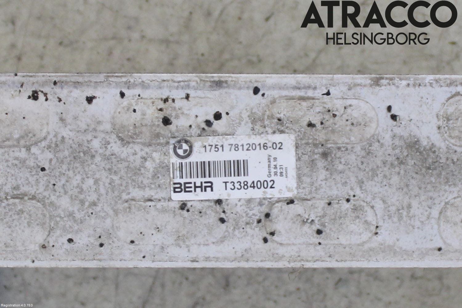 BMW 5 F10/F11/F18 09-17 Laddluft-Intercooler Kyl