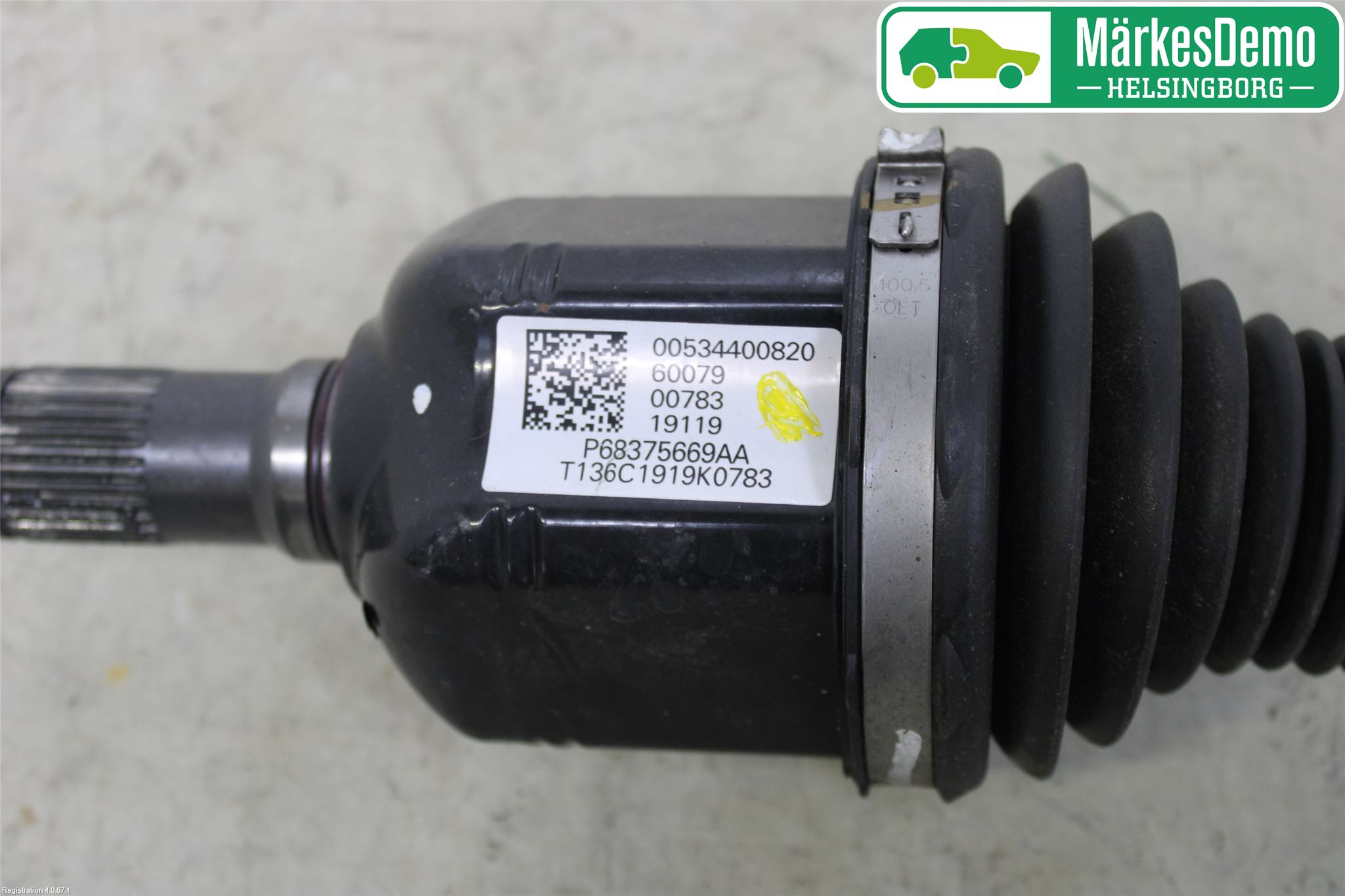 Jeep COMPASS Drivaxel Fram Vänster