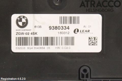 BMW X4 F26 14-18 Styrenhet Övrigt