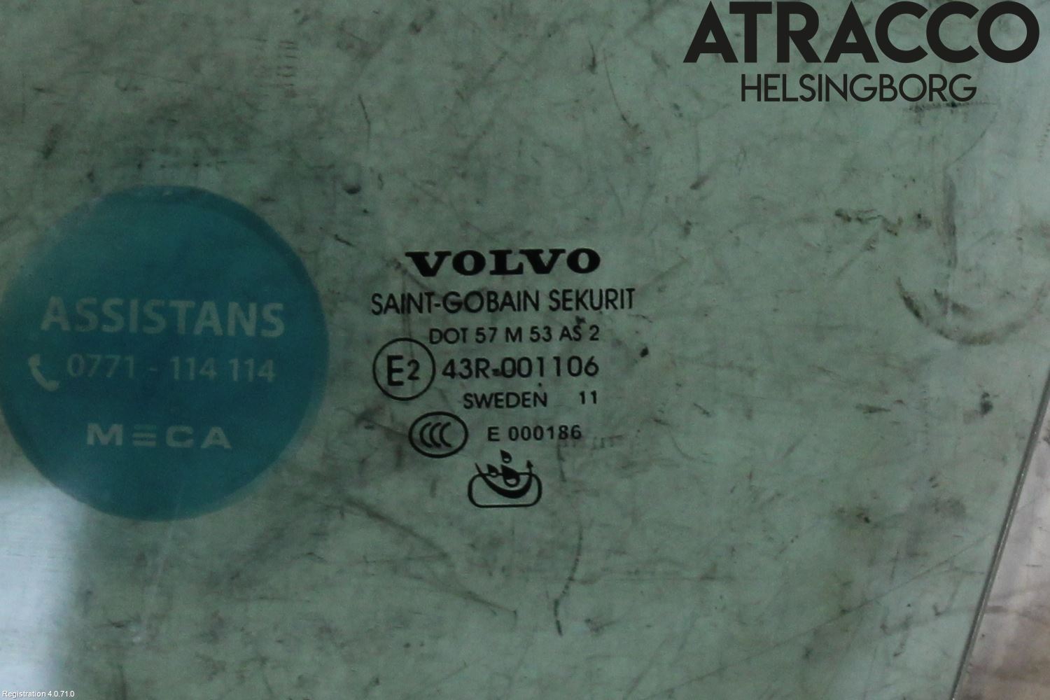 Volvo V50 08-12 Dörruta Fram Vänster