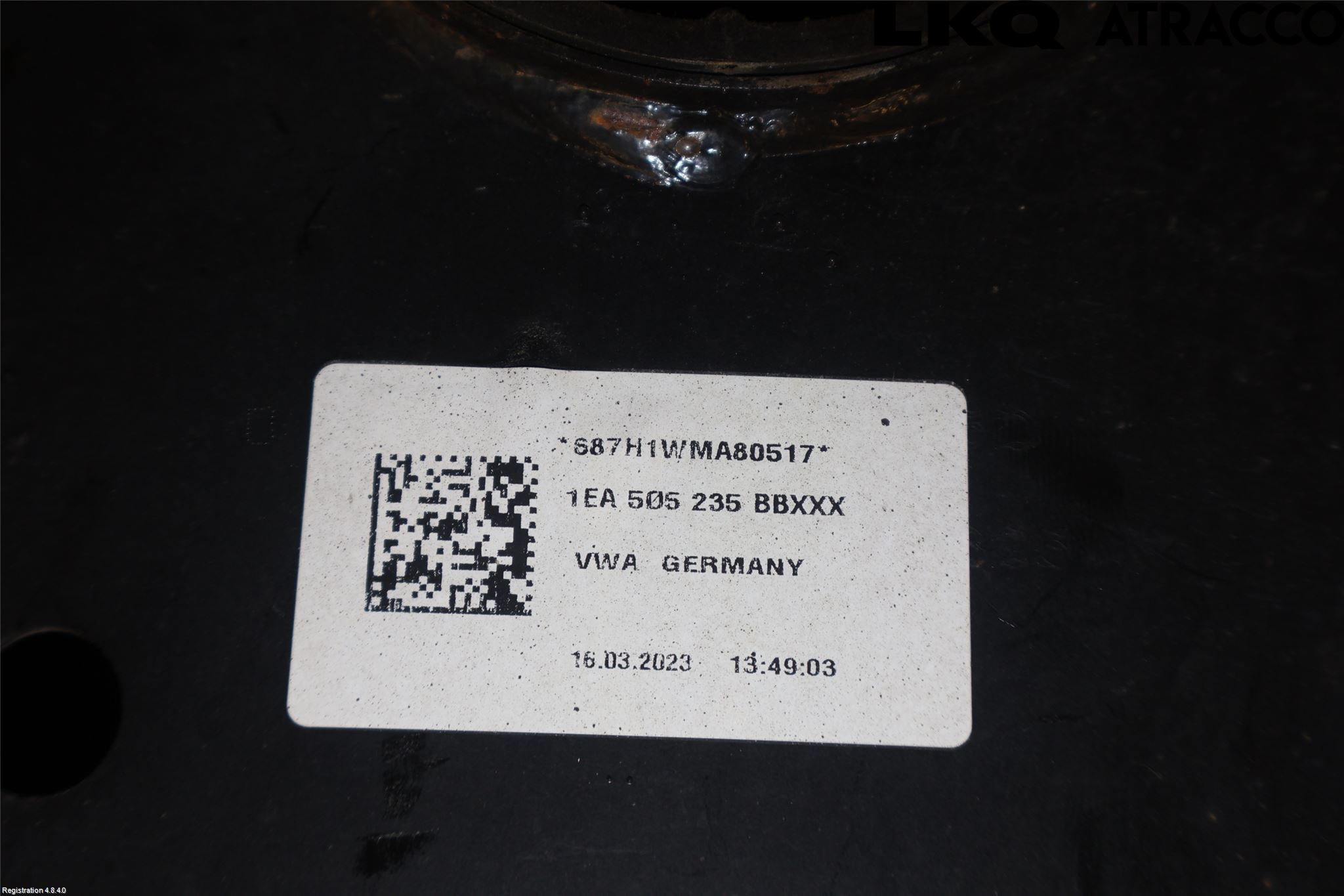 Volkswagen VW ID.3 21- Bakaxelbalk