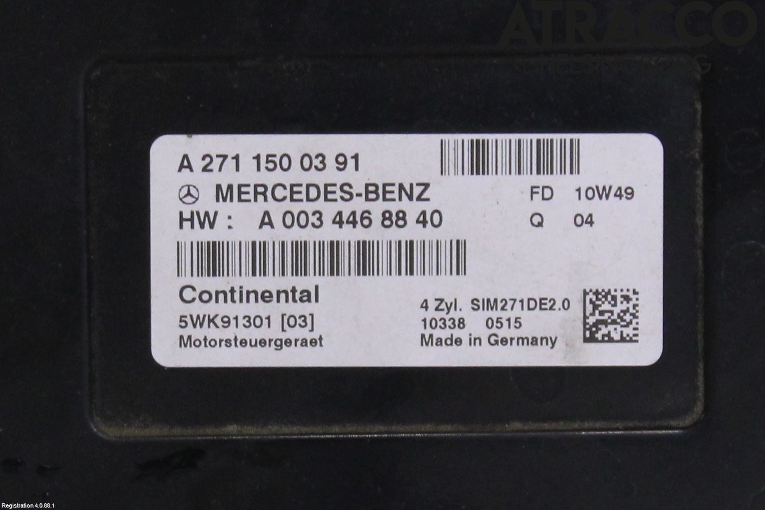 Mercedes-Benz MB E-KLASS (W212) 09-16 Styrenhet Insprut Bensin