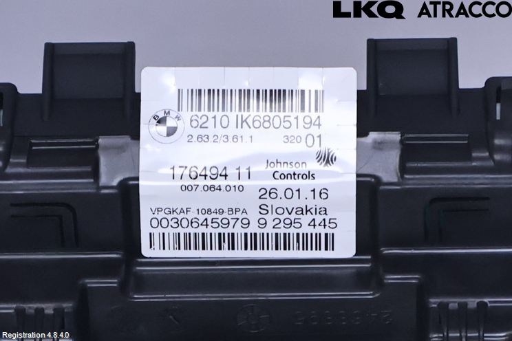 BMW 1 F20/F21 11-19 Instrument Komb