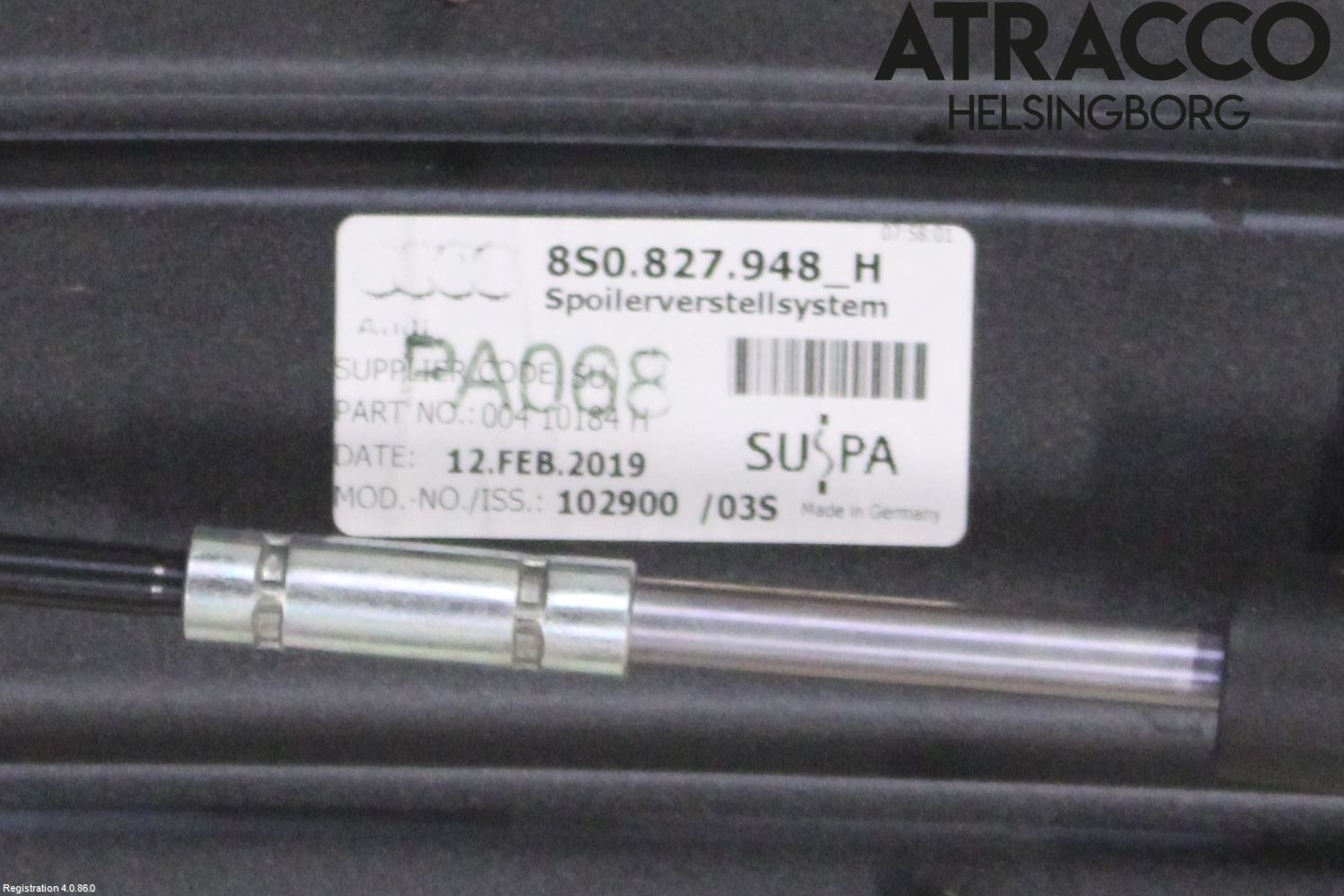 Audi TT/TTS/TT RS 15- Spoiler Baklucka