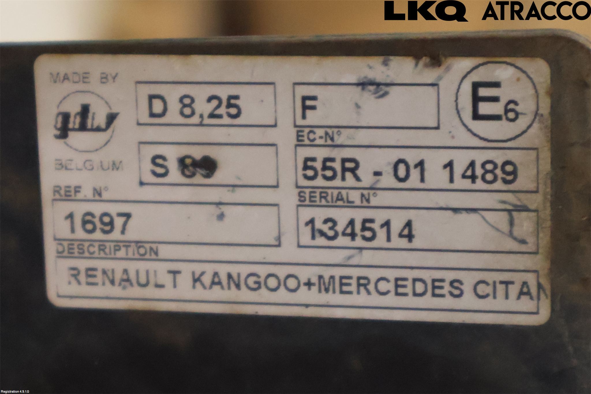 Mercedes-Benz MB CITAN (W415) 13-21 Dragkrok
