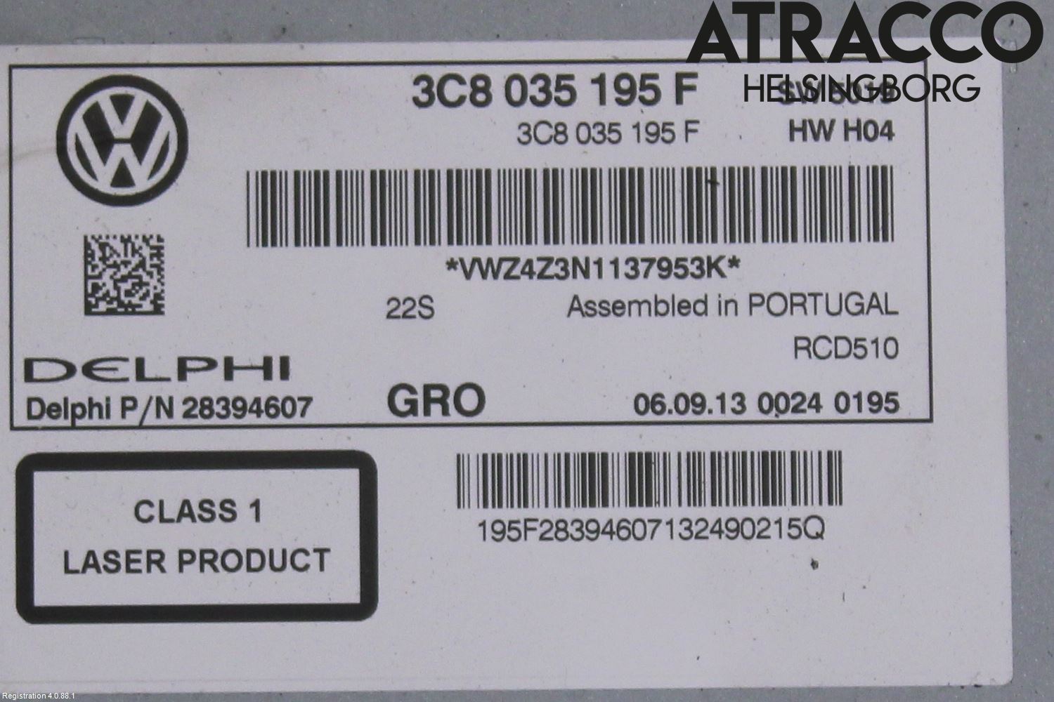 Volkswagen VW PASSAT 11-14 Cd Radio - Multimediapanel