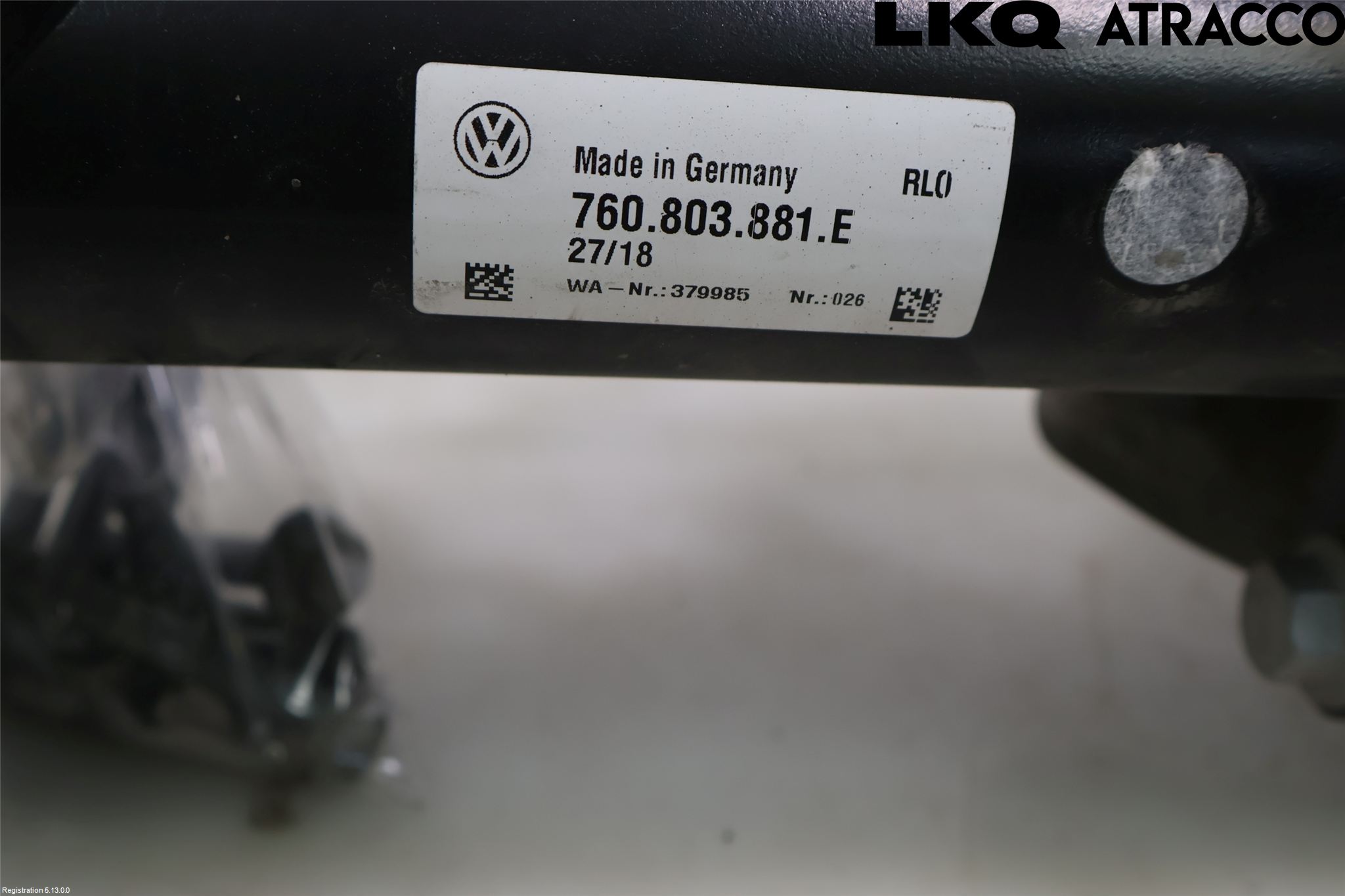 Volkswagen VW TOUAREG CR 18- Dragkrok