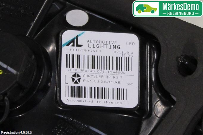 Jeep COMPASS Bakljus Lucka Vä