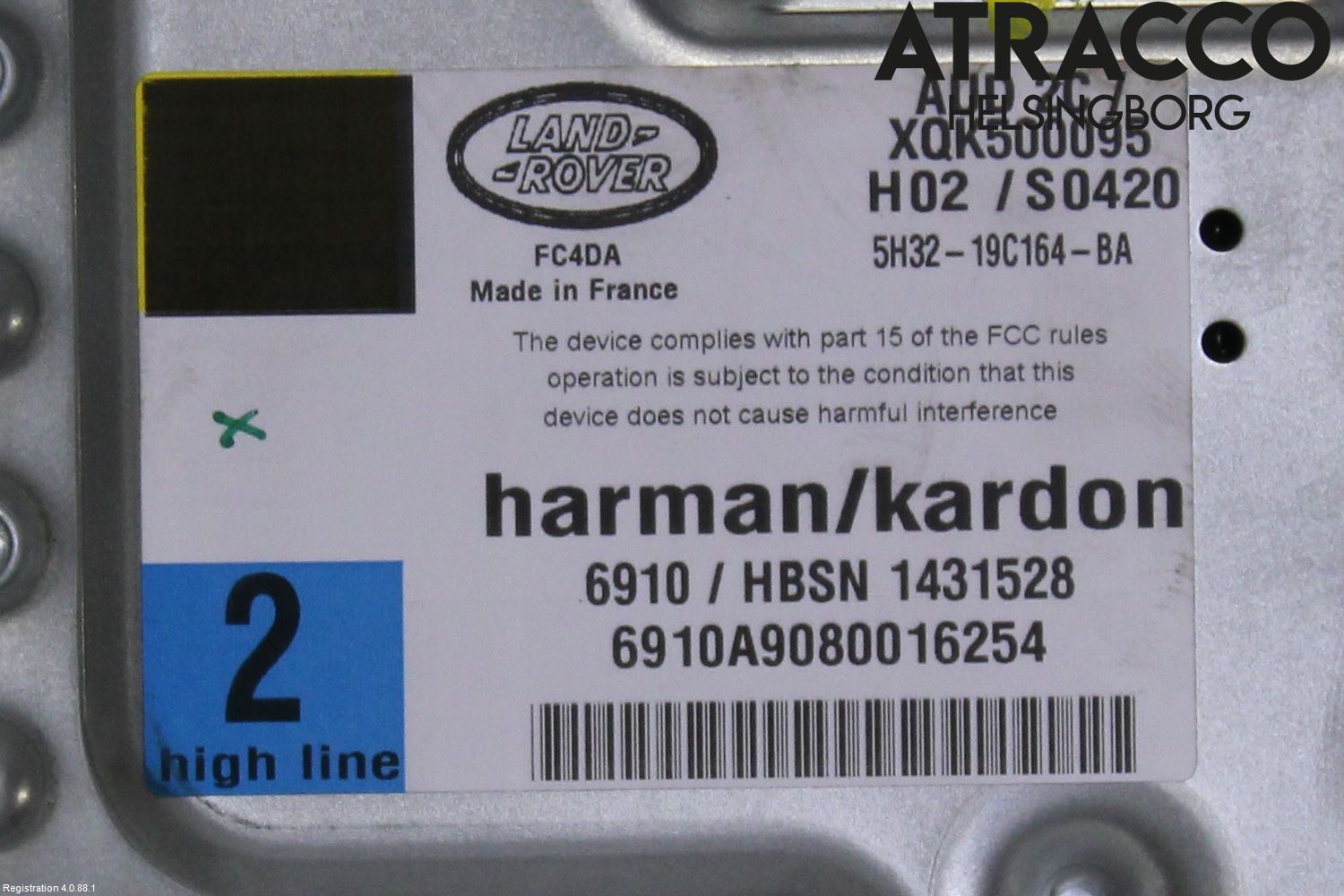 Landrover RANGE ROVER SPORT (L320) 05-09 Radio-Stereo Förstärkare