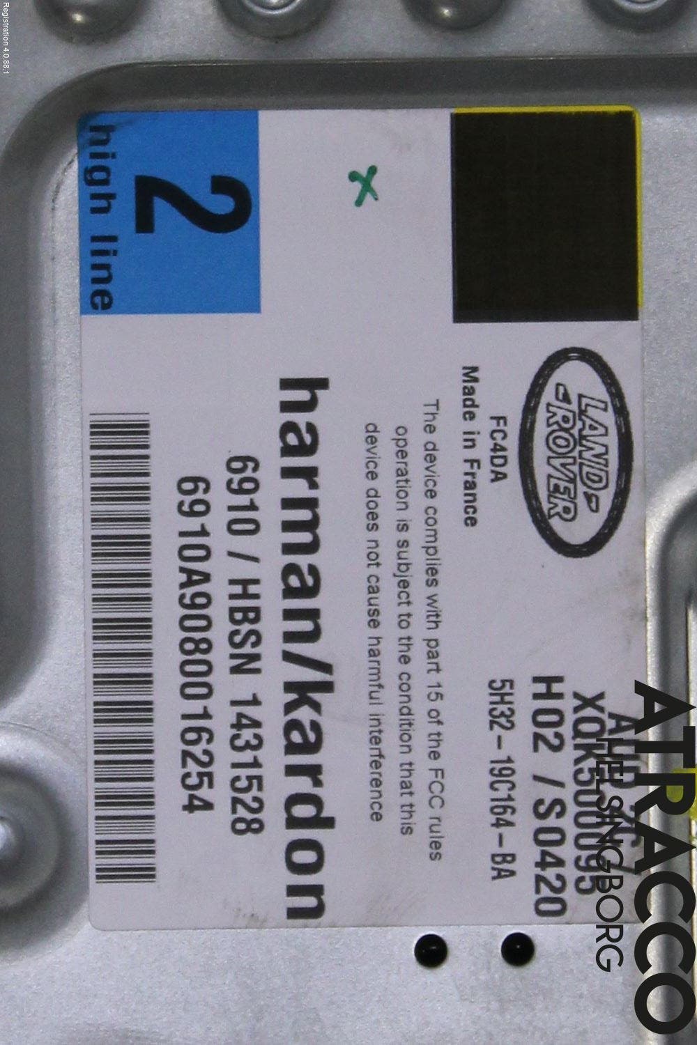 Landrover RANGE ROVER SPORT (L320) 05-09 Radio-Stereo Förstärkare