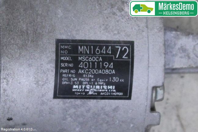 Mitsubishi COLT 09-13 Ac Kompressor