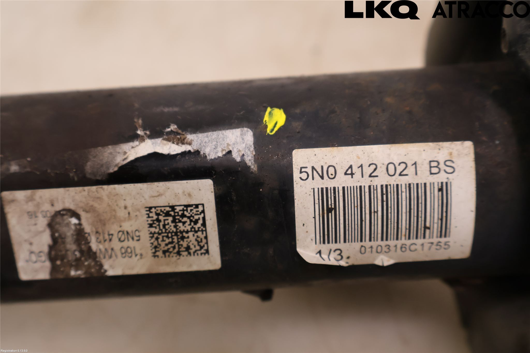Volkswagen VW TIGUAN 07-16 Fjäderben Fram Höger