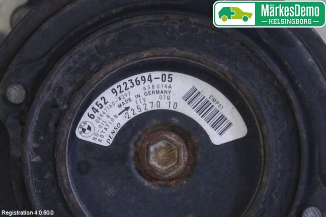 BMW X1 E84 10-15 Ac Kompressor