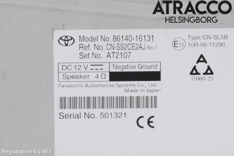 Toyota COROLLA CROSS XG10 22- Radio