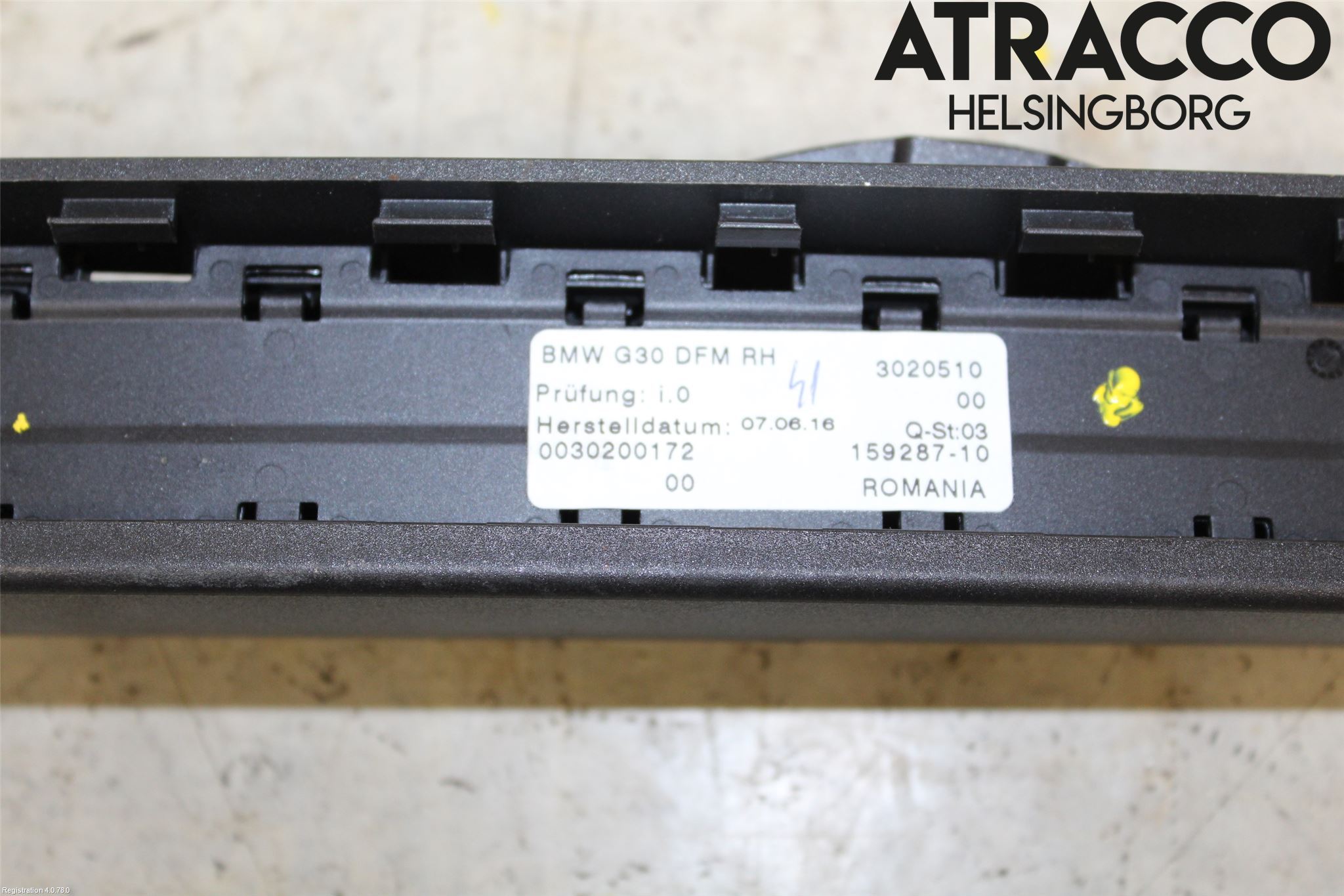 BMW 5 G30/G31/F90 17-23 Solskydd