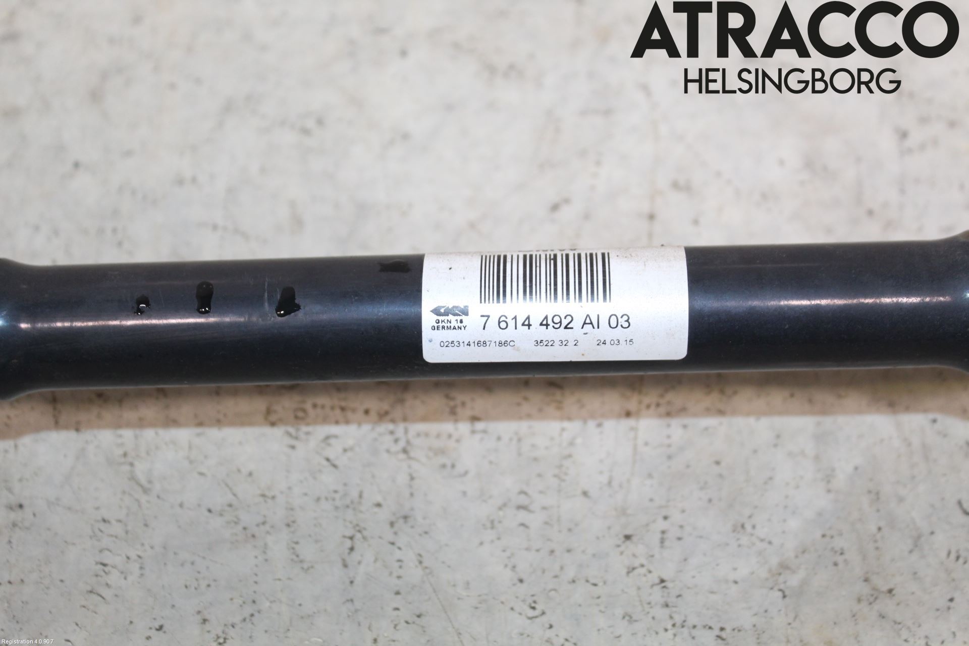 BMW X4 F26 14-18 Drivaxel Bak Höger