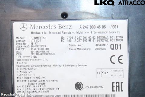 Mercedes-Benz MB AMG GT (C190/R190) 14-22 Styrenhet Övrigt