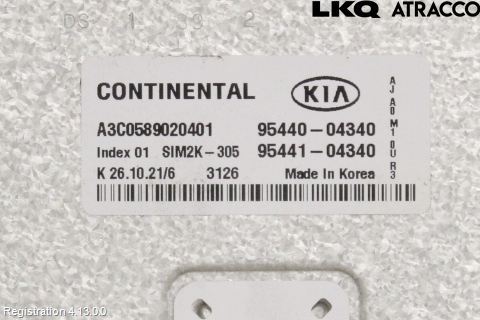 Kia PICANTO 17- Styrenhet Växellåda