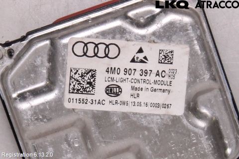 Audi A4/S4 B9 16-19 Styrenhet Strålkastare