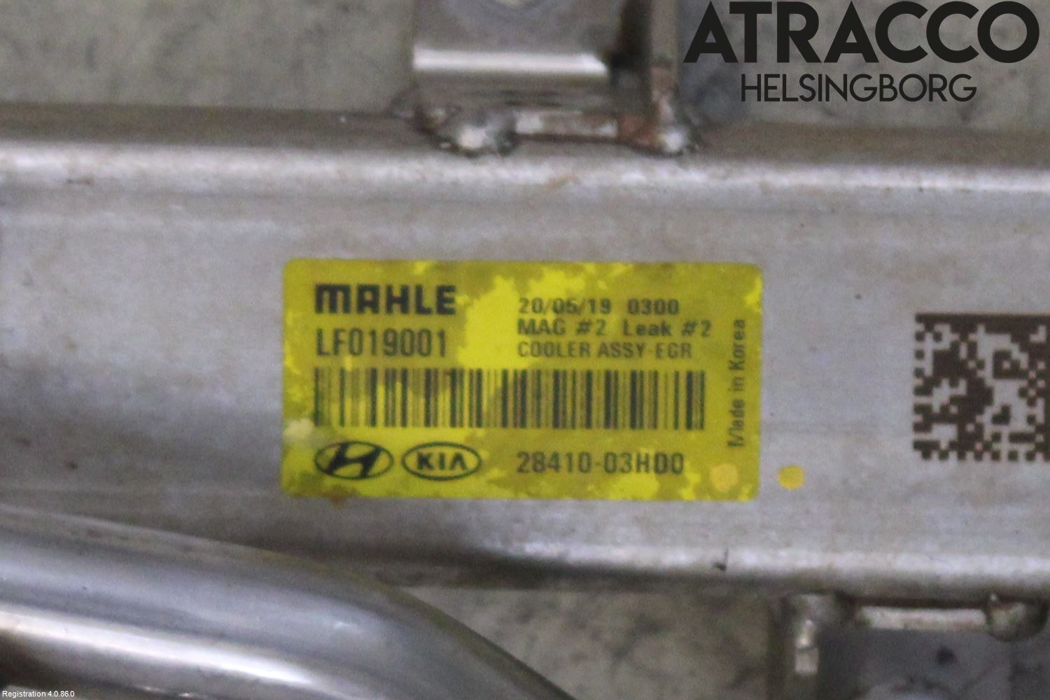 Hyundai KONA/ELECTRIC OS 18-23 Avgaskylare