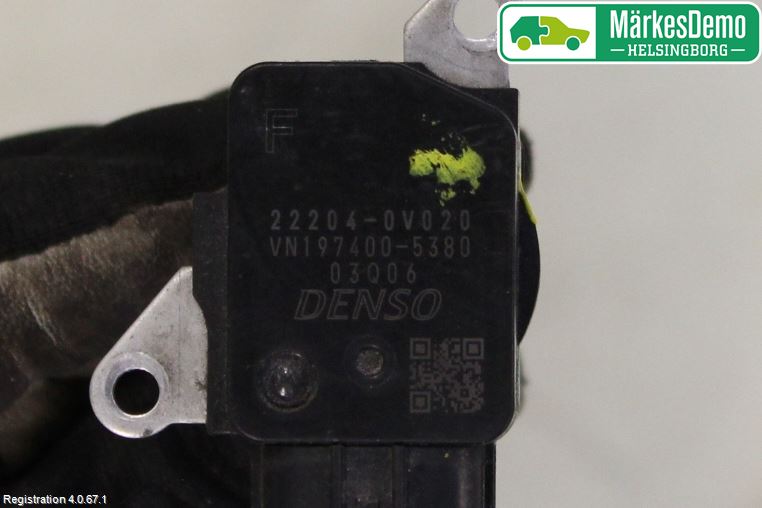 Toyota VERSO-S 11-16 Injluftmassamätare