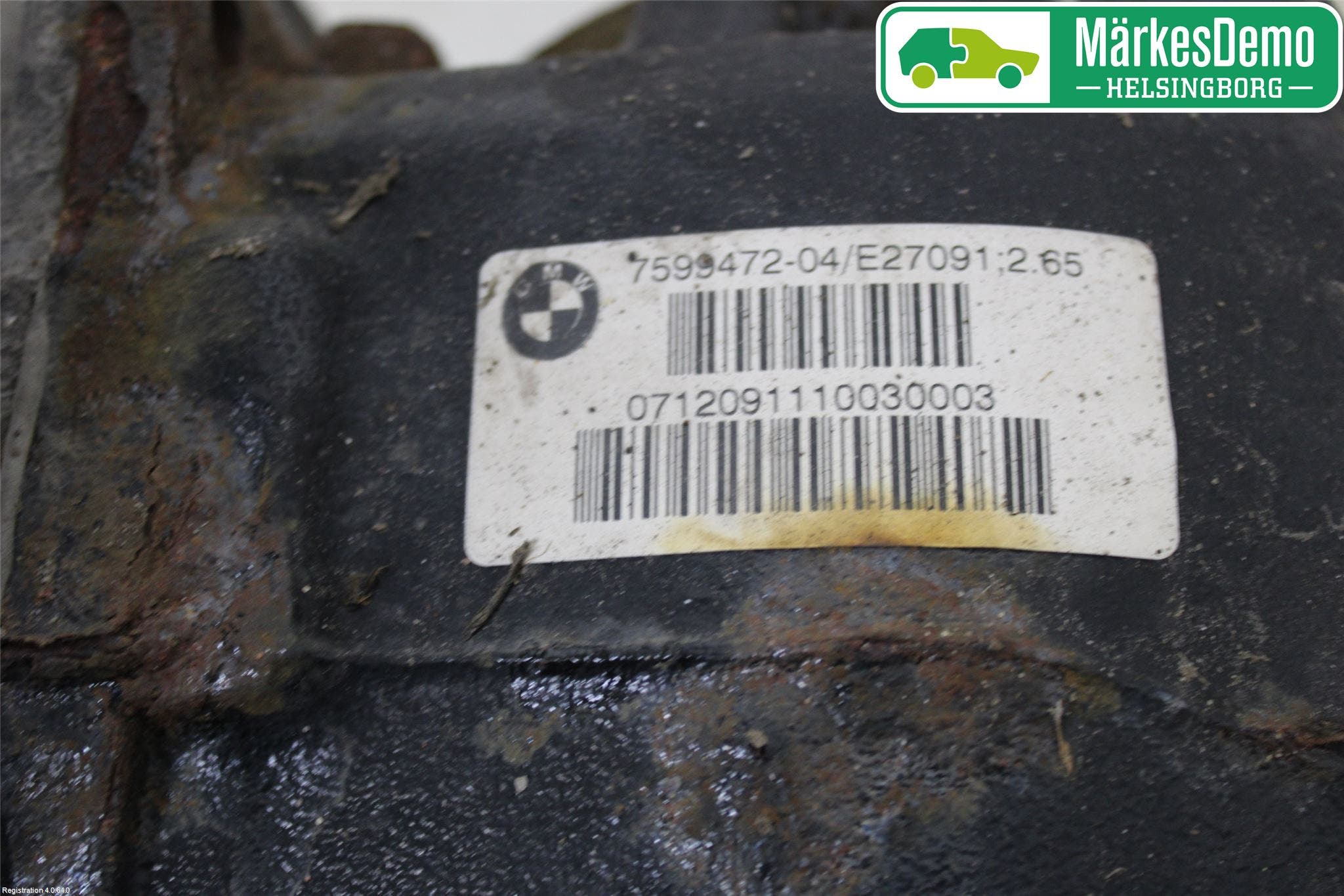 BMW 1 F20/F21 11-19 Bakväxel-Diff