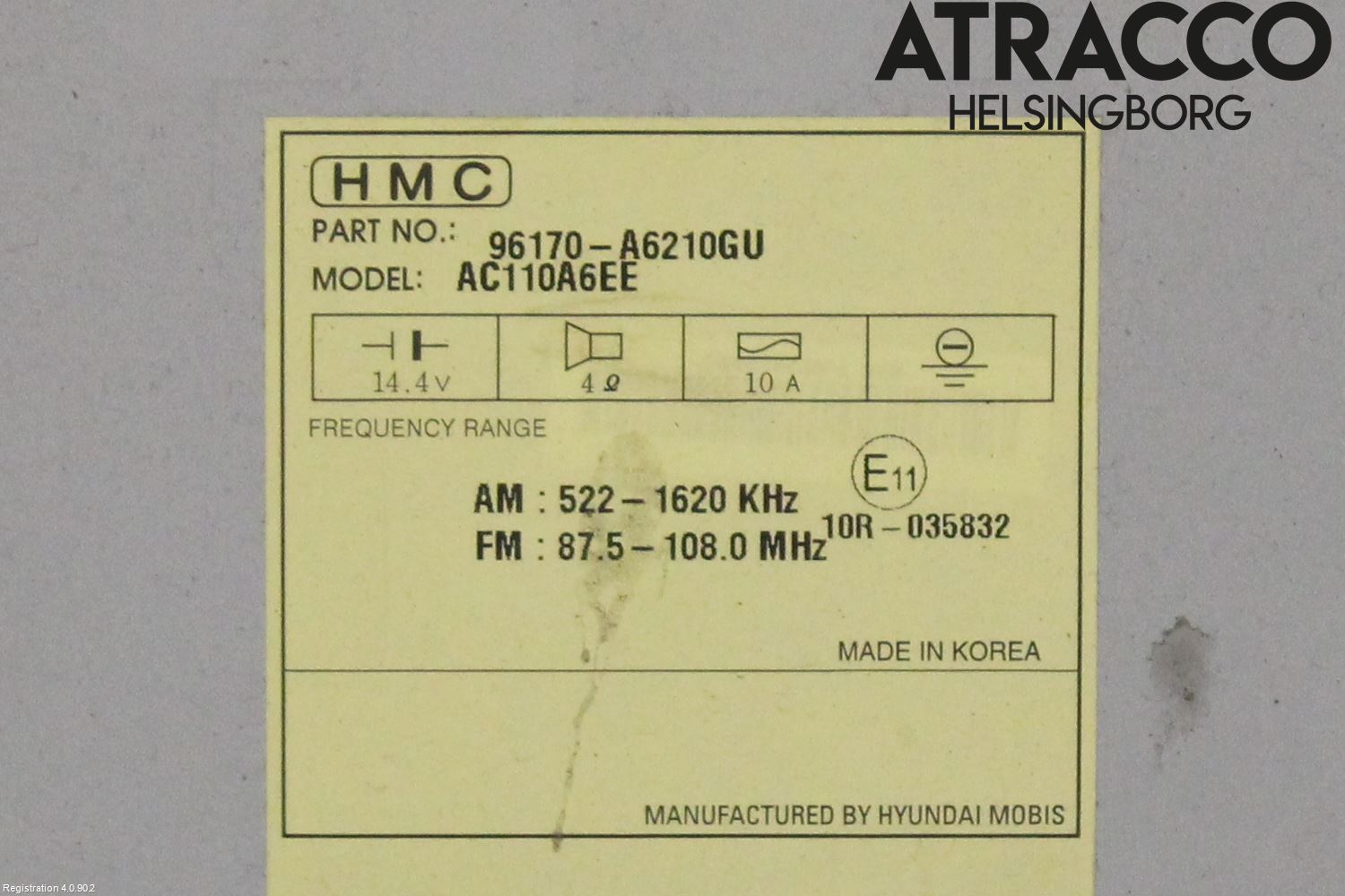 Hyundai i30 GD 13-17 Cd Radio - Multimediapanel