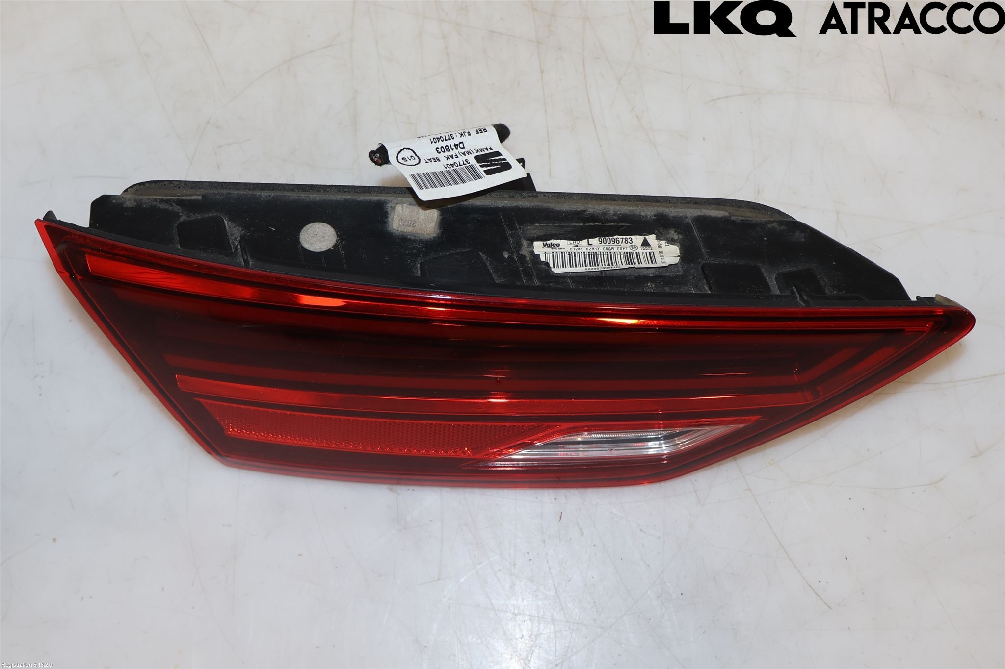 Seat LEON 13-20 Bakljus Lucka Vä