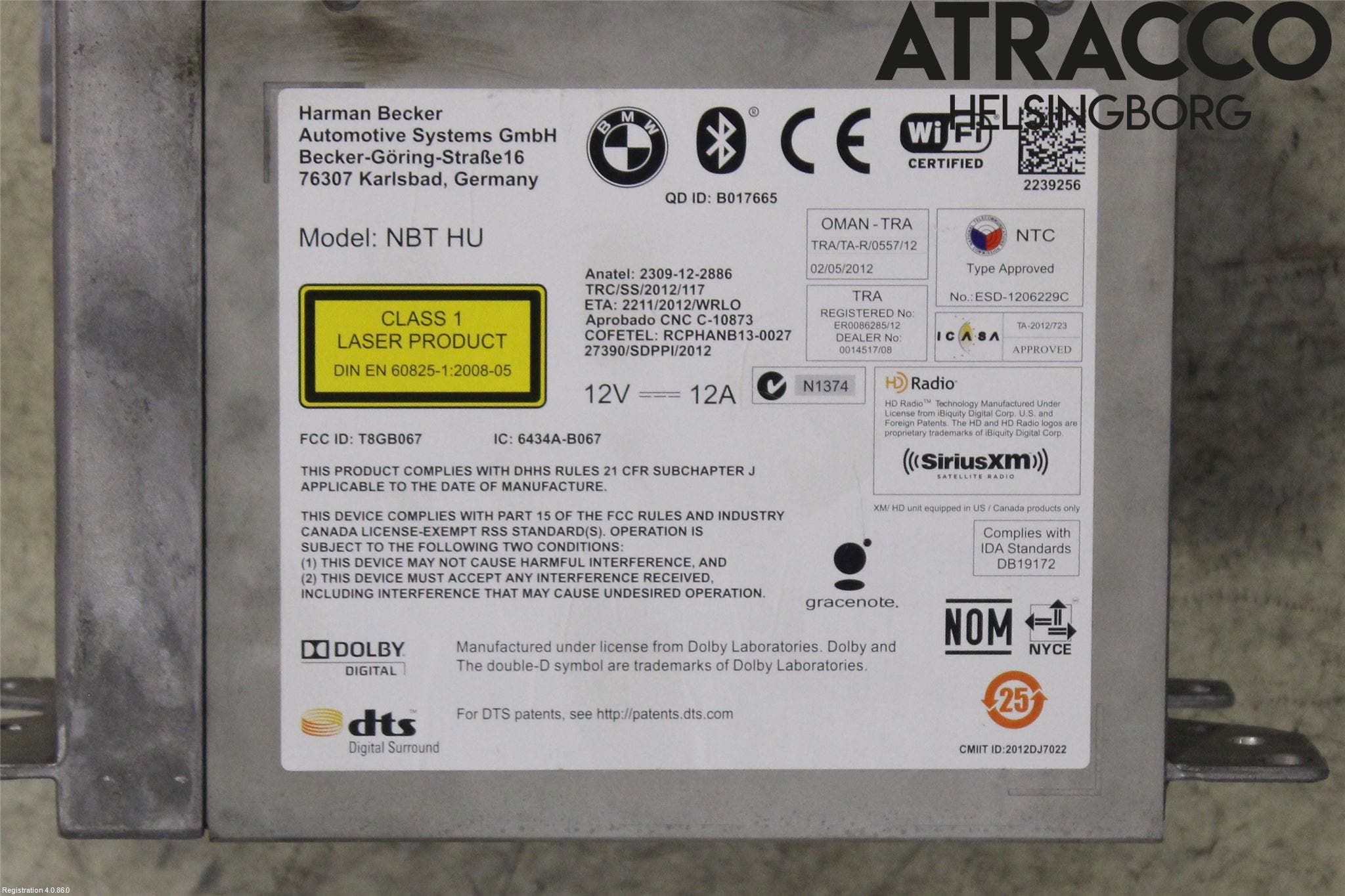 BMW i3 I01 13-22 Gps Navigator