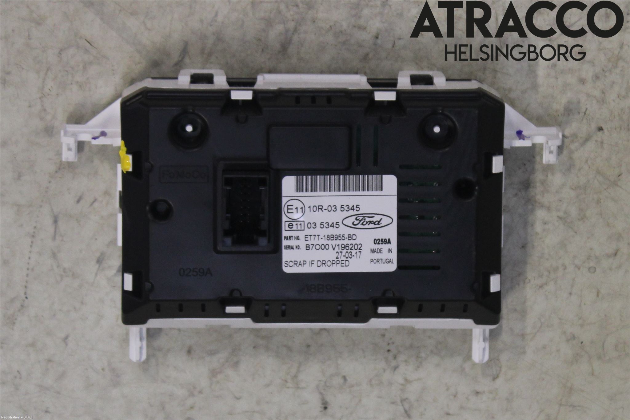 Ford TRANSIT/TOURNEO COURIER 13-23 Multifunktionsdisplay