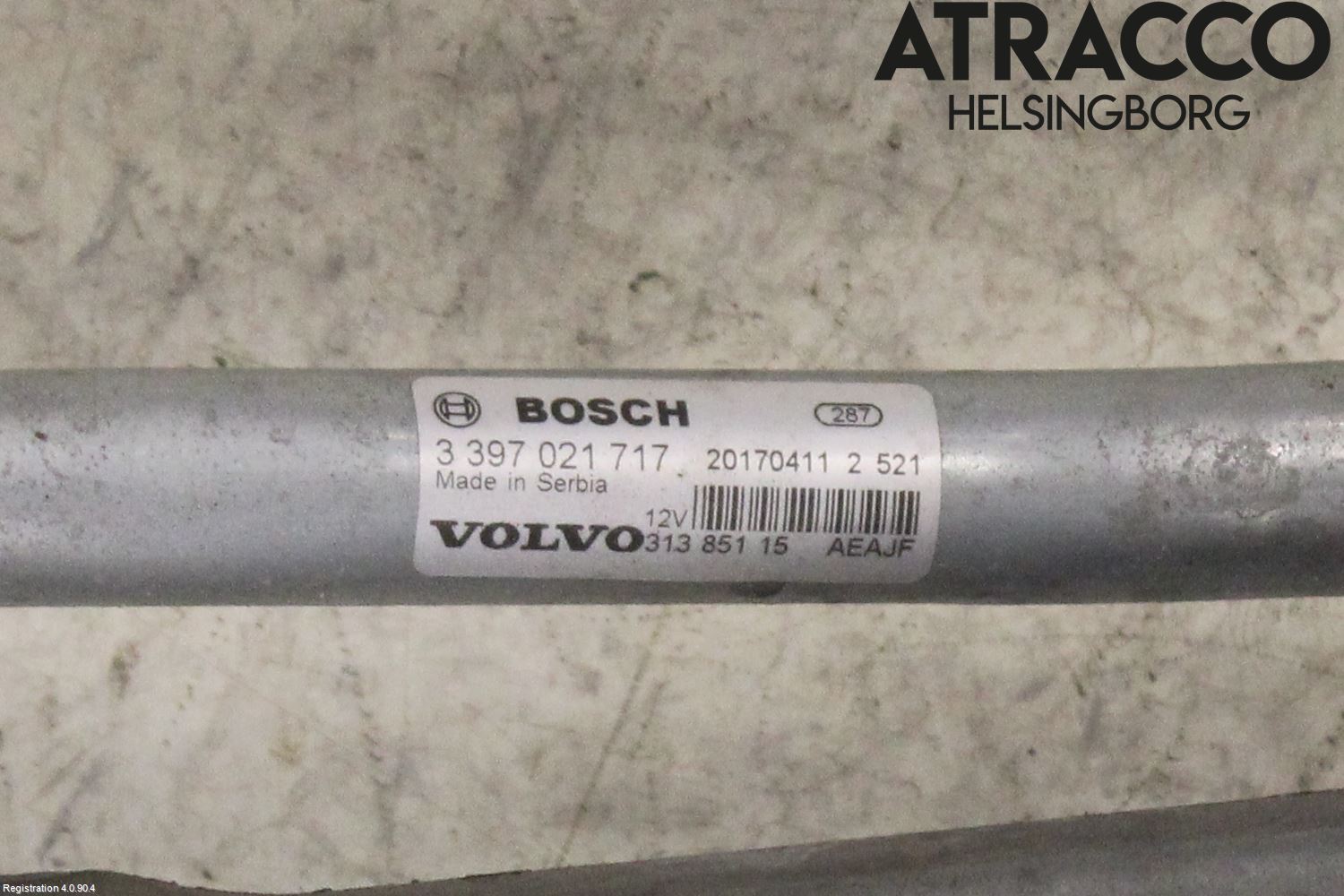 Volvo V90 17->> Torkarmekanism Vindruta