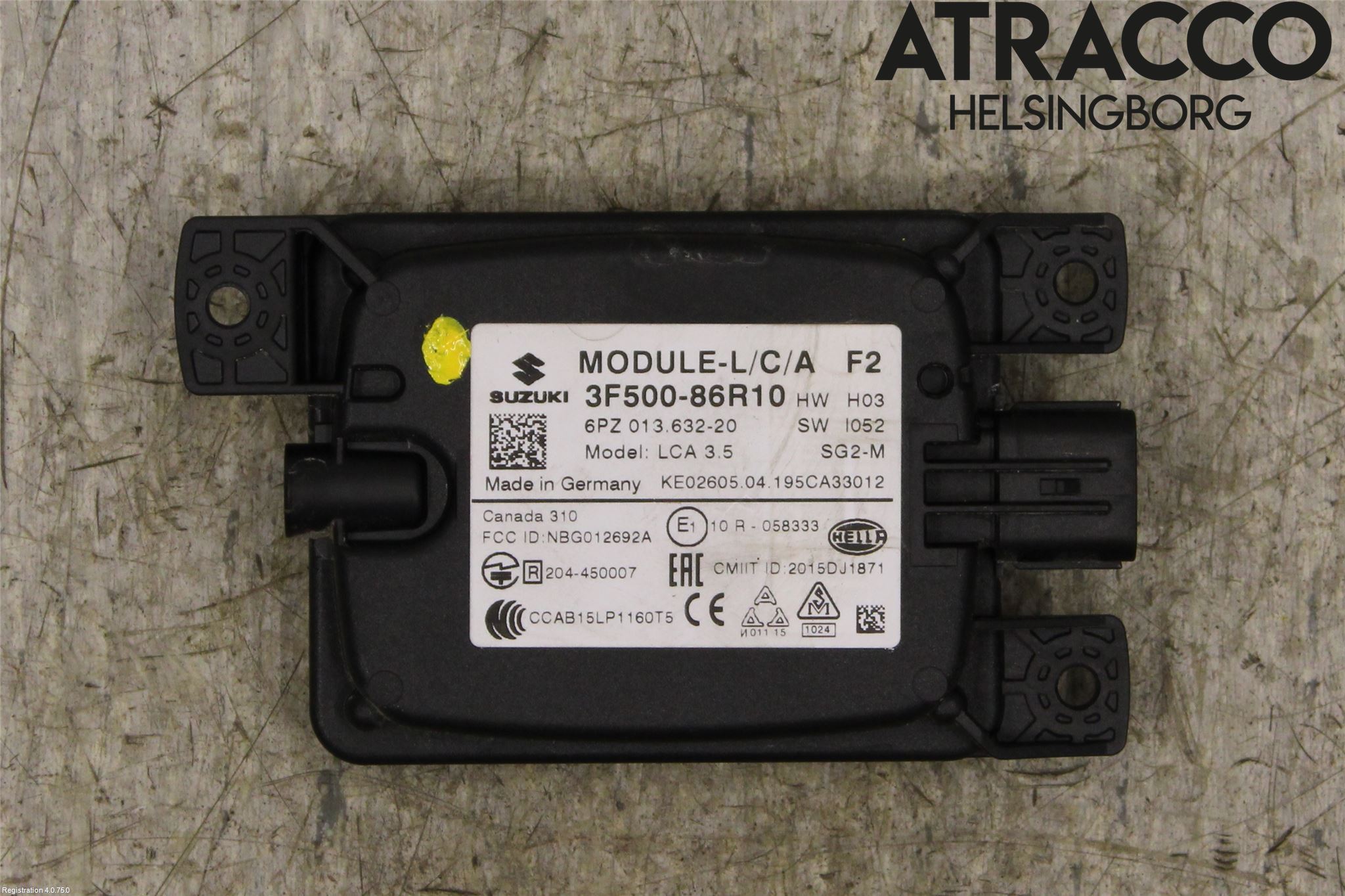 Suzuki VITARA 15- Sensor Aktivt Kollisionsskydd