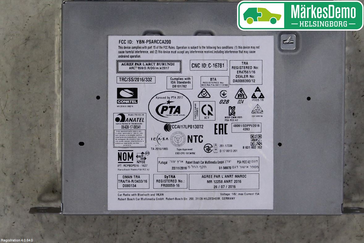 Peugeot 3008 17-24 Radio