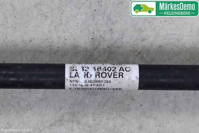 Landrover LAND ROVER RANGE ROVER EVOQUE (L538) 11-18 Drivaxel Bak Höger
