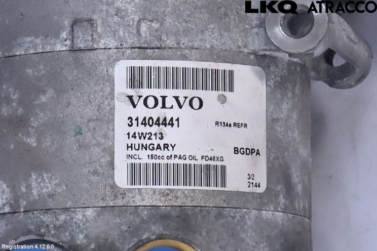 Volvo V40 12-19 Ac Kompressor