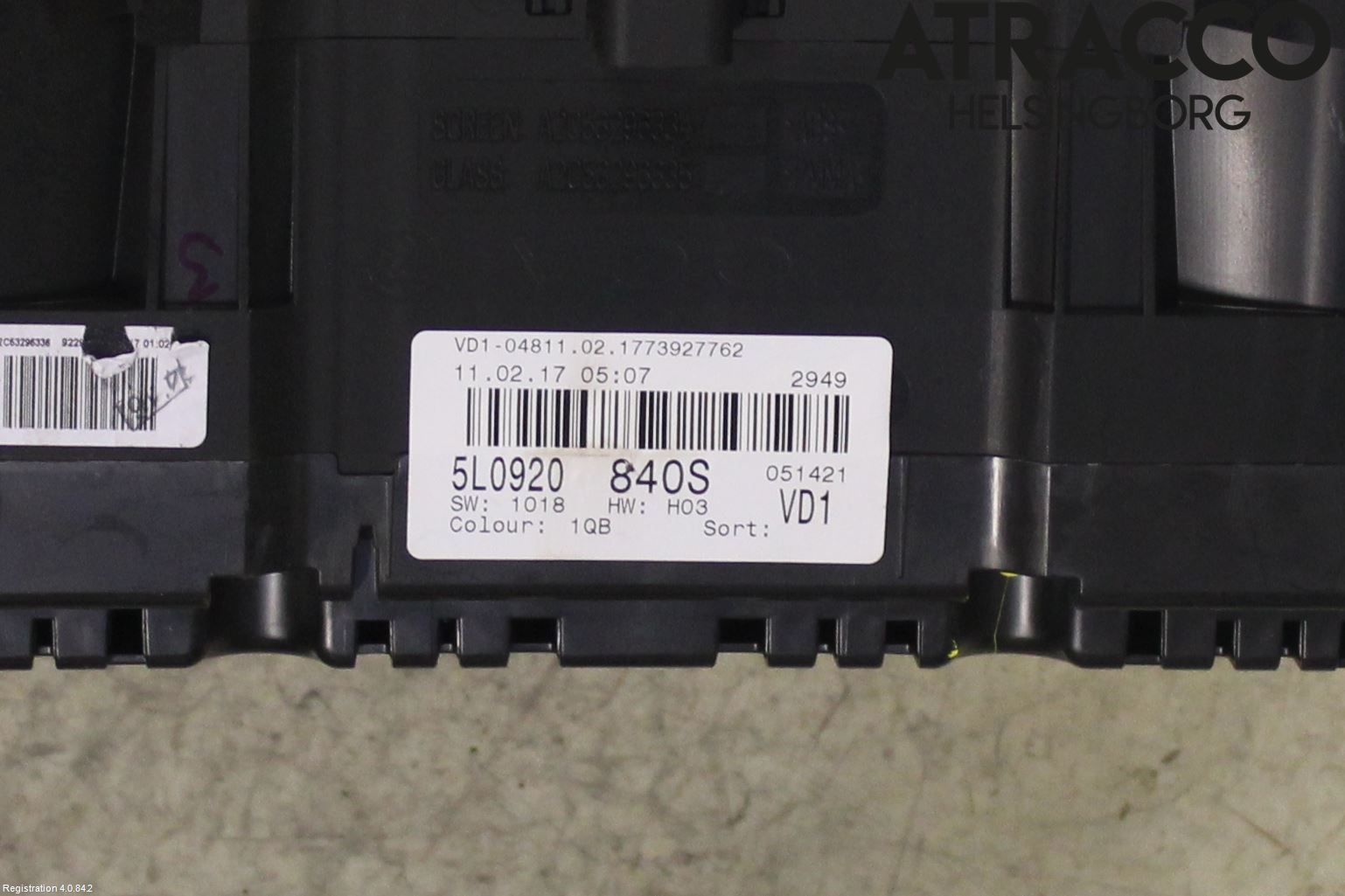 Skoda YETI Instrument Komb