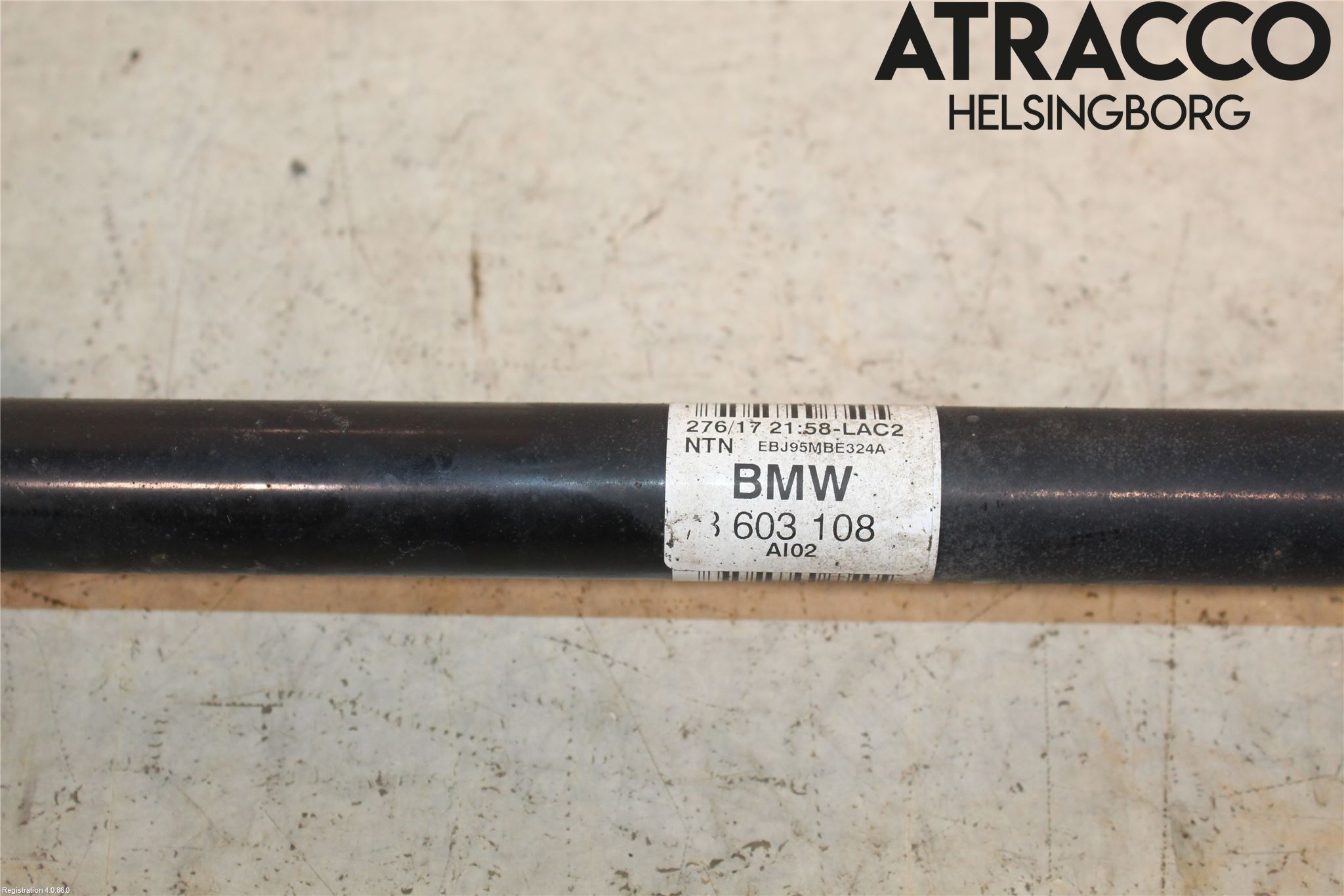 BMW 3 F30/F31/F80 12-19 Drivaxel Bak Höger