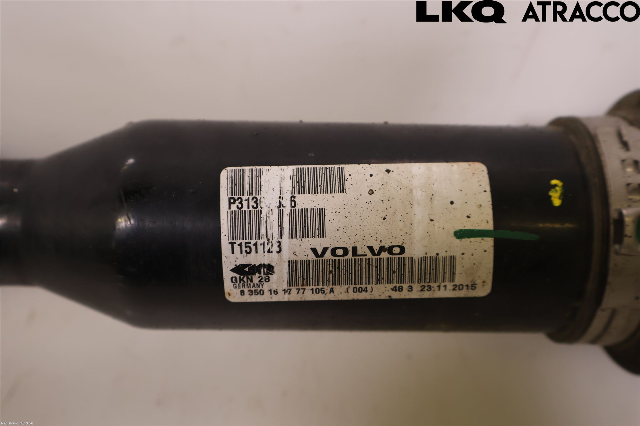 Volvo XC60 14-17 Drivaxel Fram Vänster