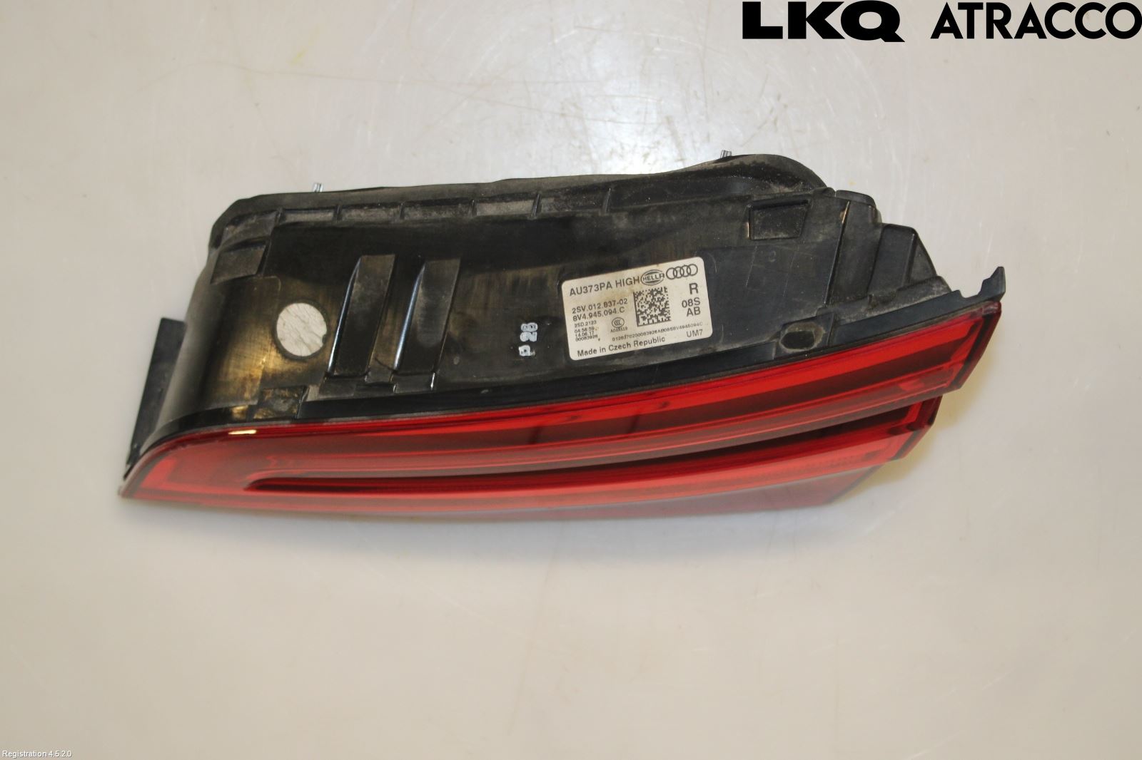 Audi A3/S3 8V 13-20 Bakljus Lucka Hö