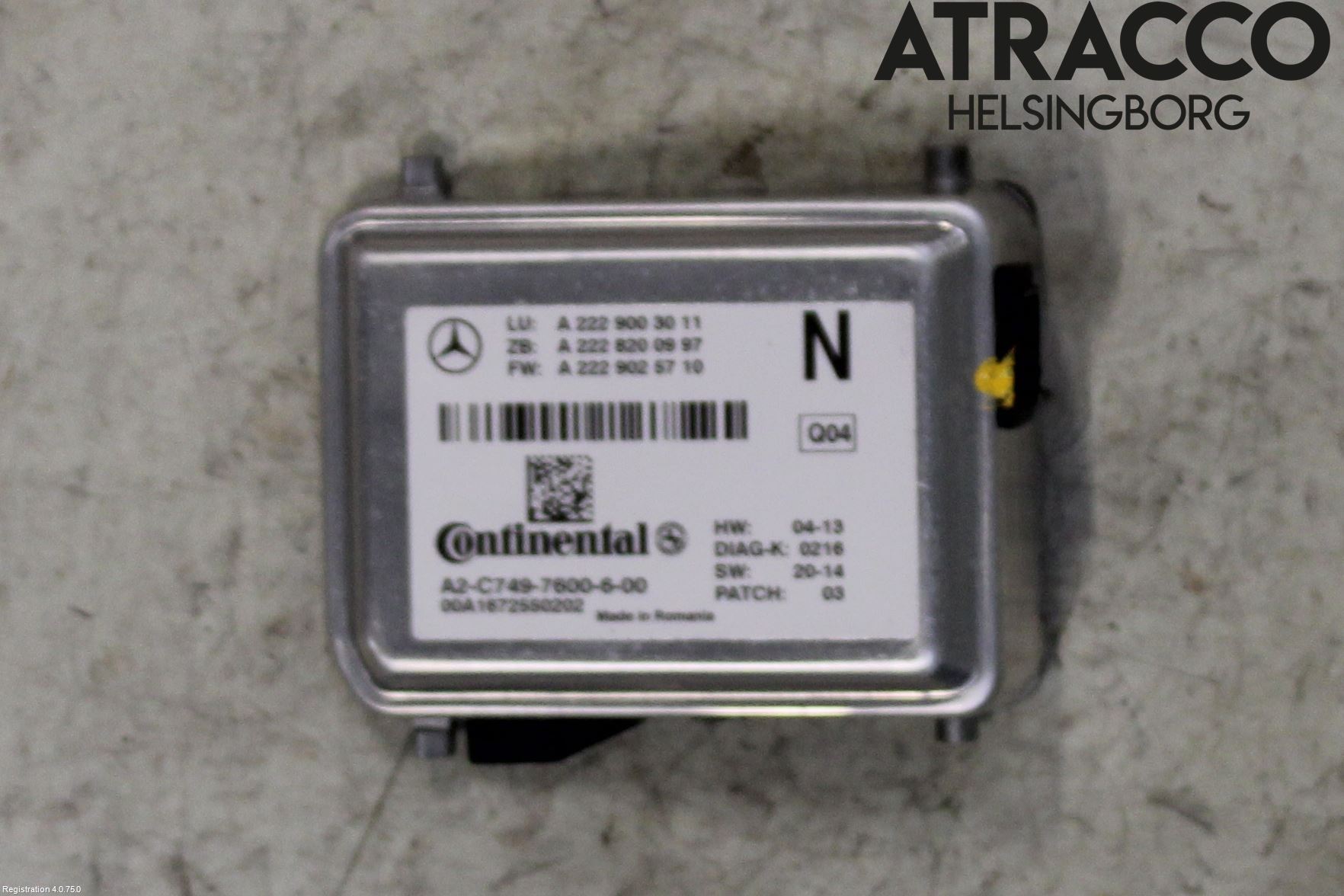 Mercedes-Benz MB GLC-KLASS (X253/C253) 15-22 Sensor Aktivt Kollisionsskydd